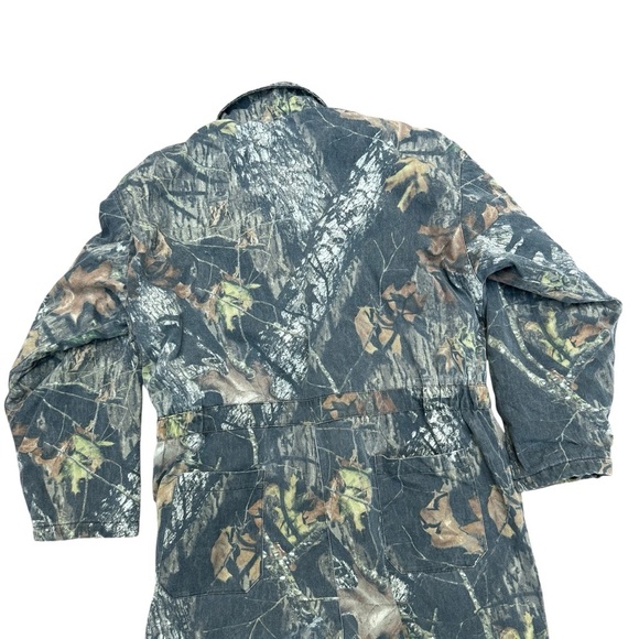 Vintage Mossy Oak Camouflage Coveralls 1pc Hunting Suit Camo Full Foliage XL - Picture 7 of 15